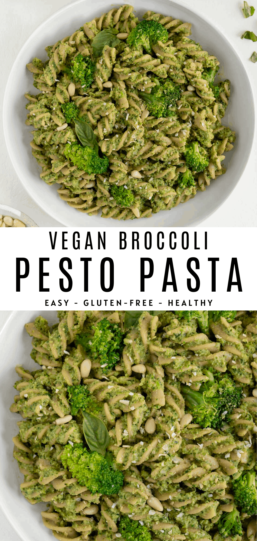 Vegan Broccoli Pesto Pasta - Purely Kaylie
