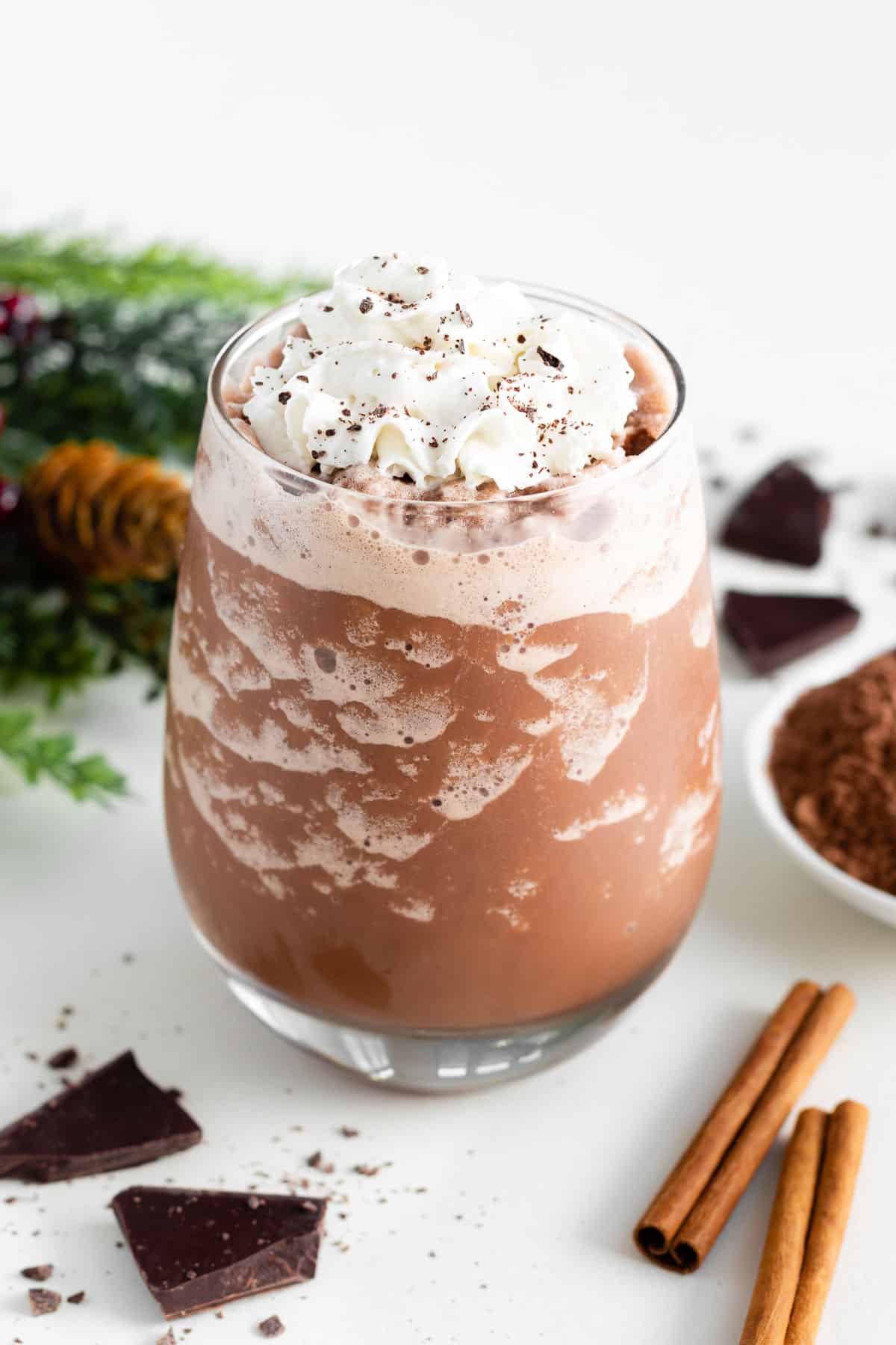 Spiced Hazelnut Hot Chocolate (with Essential Oils!), Recipe