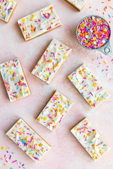 Birthday Cake Protein Bars - Purely Kaylie