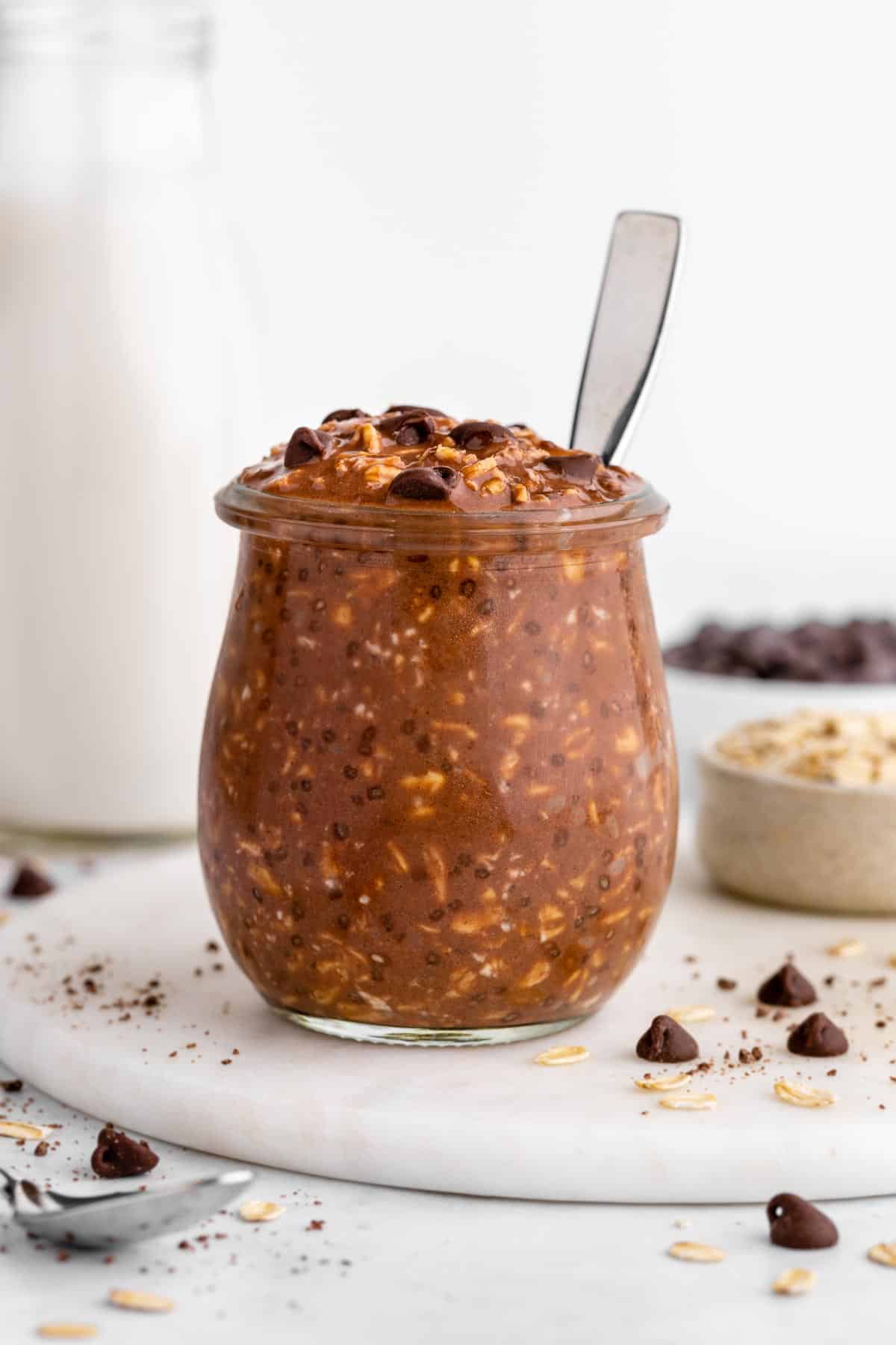 Chocolate Overnight Oats — Her Wholesome Kitchen