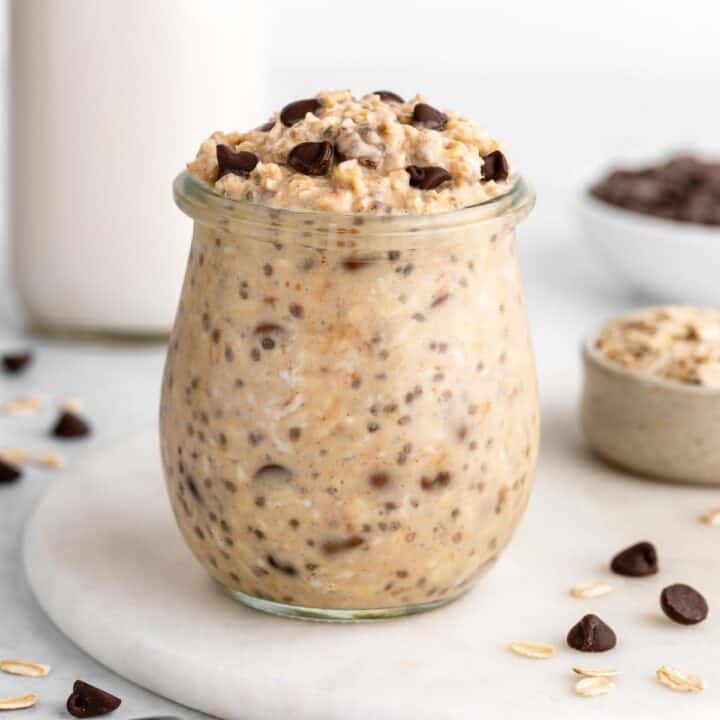 Cookie Dough Overnight Oats - Purely Kaylie