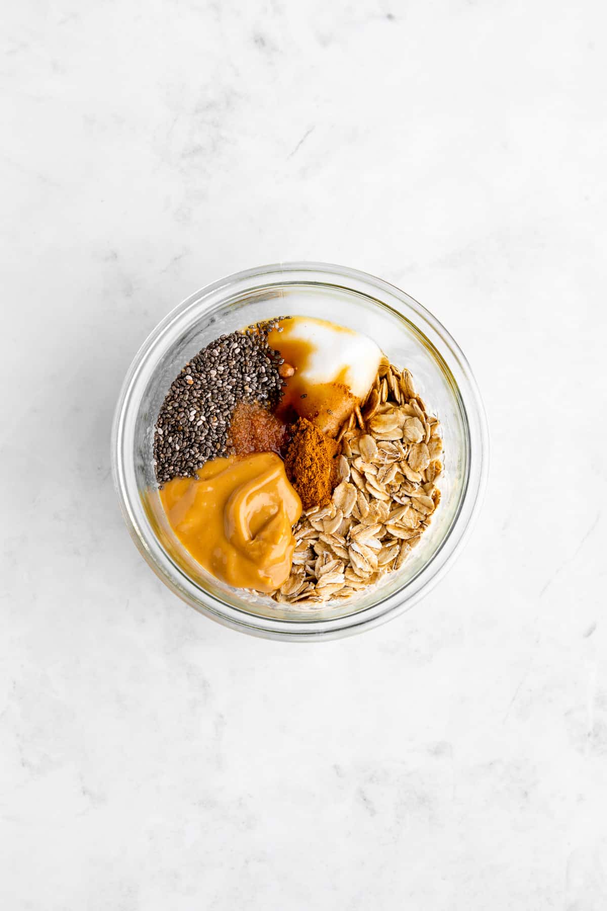 Peanut butter & yogurt overnight oat jars - Luvele US